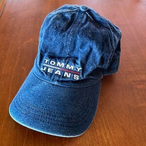 Vintage 90's Tommy Jeans Denim Baseball Cap